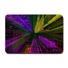 Data City Large Fiction Digital Small Doormat  by Pakrebo