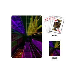 Data City Large Fiction Digital Playing Cards Single Design (mini) by Pakrebo