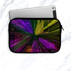 Data City Large Fiction Digital Apple Ipad Mini Zipper Cases by Pakrebo