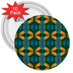 Seamless Wallpaper Digital Patterns 3  Buttons (10 Pack)  by Pakrebo