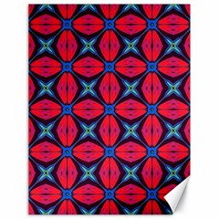 Seamless Wallpaper Digital Pattern Red Blue Canvas 18  X 24  by Pakrebo