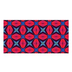 Seamless Wallpaper Digital Pattern Red Blue Satin Shawl by Pakrebo