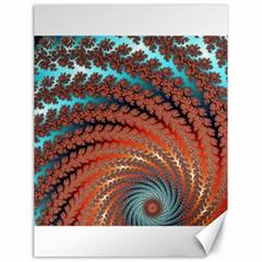 Fractal Spiral Abstract Design Canvas 18  X 24  by Pakrebo