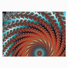 Fractal Spiral Abstract Design Large Glasses Cloth by Pakrebo