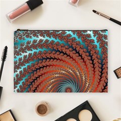 Fractal Spiral Abstract Design Cosmetic Bag (large) by Pakrebo