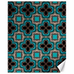 Seamless Wallpaper Pattern Ornament Pattern Canvas 16  X 20  by Pakrebo