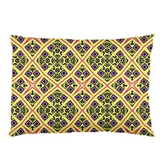 Seamless Wallpaper Geometric Yellow Pillow Case (two Sides) by Pakrebo