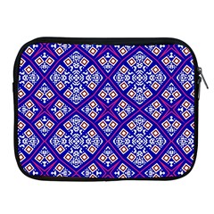 Symmetry Digital Art Pattern Blue Apple Ipad 2/3/4 Zipper Cases by Pakrebo