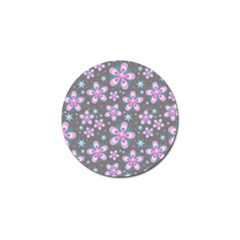 Seamless Pattern Flowers Pink Golf Ball Marker (4 Pack) by Pakrebo