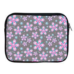 Seamless Pattern Flowers Pink Apple Ipad 2/3/4 Zipper Cases by Pakrebo