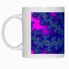 Fractal Abstract Background Digital White Mugs by Pakrebo