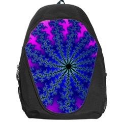 Fractal Abstract Background Digital Backpack Bag by Pakrebo