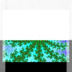 Fractal Abstract Rendering Rectangular Jigsaw Puzzl by Pakrebo