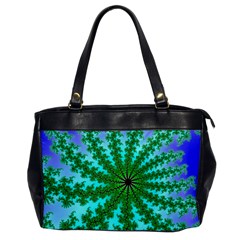 Fractal Abstract Rendering Oversize Office Handbag by Pakrebo