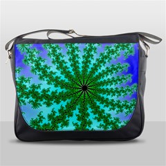 Fractal Abstract Rendering Messenger Bag by Pakrebo