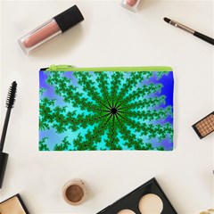 Fractal Abstract Rendering Cosmetic Bag (xs) by Pakrebo