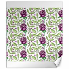 Default Texture Background Floral Canvas 8  X 10  by Pakrebo