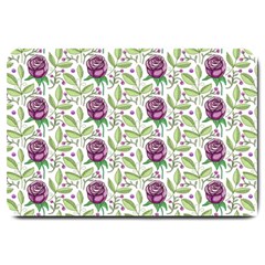 Default Texture Background Floral Large Doormat  by Pakrebo