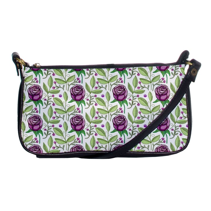 Default Texture Background Floral Shoulder Clutch Bag