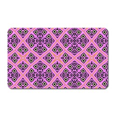 Seamless Wallpaper Geometric Pink Magnet (rectangular) by Pakrebo