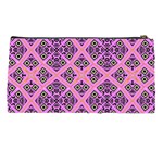 Seamless Wallpaper Geometric Pink Pencil Cases Back