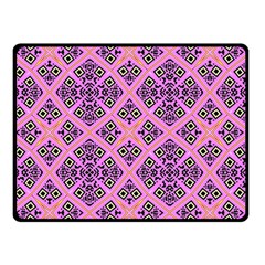 Seamless Wallpaper Geometric Pink Double Sided Fleece Blanket (small)  by Pakrebo