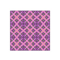 Seamless Wallpaper Geometric Pink Satin Bandana Scarf by Pakrebo