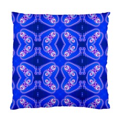 Seamless Fractal Blue Wallpaper Standard Cushion Case (one Side) by Pakrebo