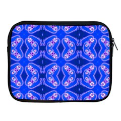 Seamless Fractal Blue Wallpaper Apple Ipad 2/3/4 Zipper Cases by Pakrebo