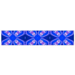 Seamless Fractal Blue Wallpaper Small Flano Scarf by Pakrebo