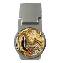 Abstract Acrylic Art Artwork Money Clips (round)  by Pakrebo