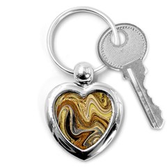 Abstract Acrylic Art Artwork Key Chain (heart) by Pakrebo