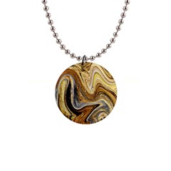 Abstract Acrylic Art Artwork 1  Button Necklace by Pakrebo