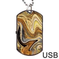 Abstract Acrylic Art Artwork Dog Tag Usb Flash (one Side) by Pakrebo