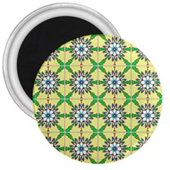 Seamless Wallpaper Digital Art Pattern 3  Magnets by Pakrebo