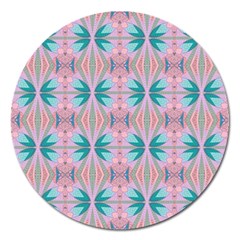 Seamless Wallpaper Pattern Magnet 5  (round) by Pakrebo