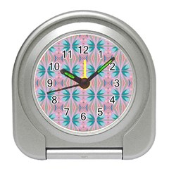 Seamless Wallpaper Pattern Travel Alarm Clock by Pakrebo