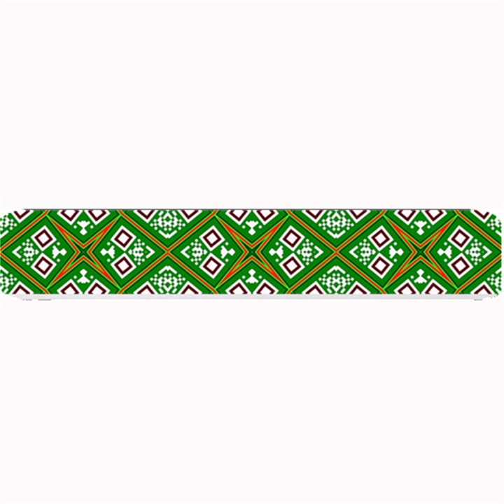 Symmetry Digital Art Pattern Green Small Bar Mats