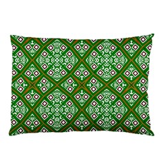 Symmetry Digital Art Pattern Green Pillow Case (Two Sides)