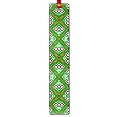 Symmetry Digital Art Pattern Green Large Book Marks by Pakrebo