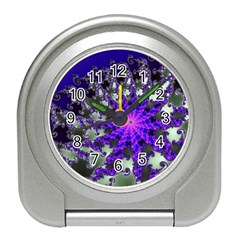 Fractal Rendering Digital Art Travel Alarm Clock by Pakrebo