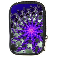 Fractal Rendering Digital Art Compact Camera Leather Case by Pakrebo