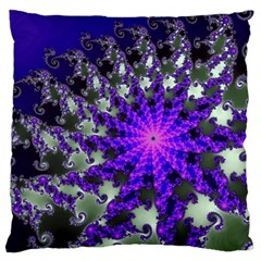 Fractal Rendering Digital Art Large Cushion Case (one Side) by Pakrebo