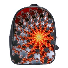 Fractal Rendering Spiral Twist Art School Bag (xl) by Pakrebo