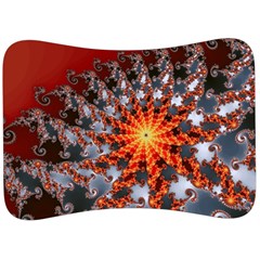 Fractal Rendering Spiral Twist Art Velour Seat Head Rest Cushion by Pakrebo