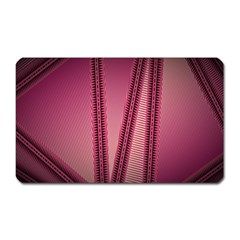 Background Pink Pattern Magnet (rectangular) by Pakrebo