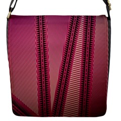 Background Pink Pattern Flap Closure Messenger Bag (s) by Pakrebo