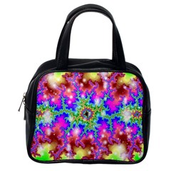 Fractals Abstraction Space Classic Handbag (one Side) by Pakrebo