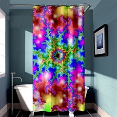 Fractals Abstraction Space Shower Curtain 36  X 72  (stall)  by Pakrebo