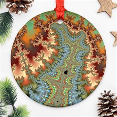 Fractal Rendering Pattern Abstract Ornament (round) by Pakrebo